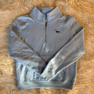 *SOLD* PINK Victoria’s Secret 1/4 Zip Pullover